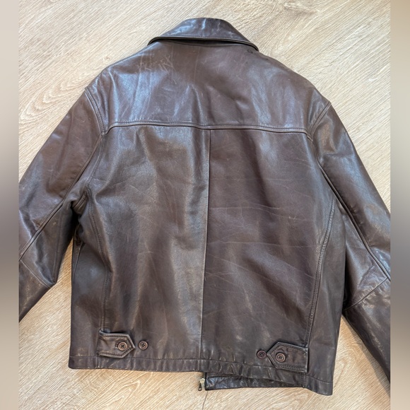 J.Crew Genuine Vintage Leather Jacket - Picture 4 of 8